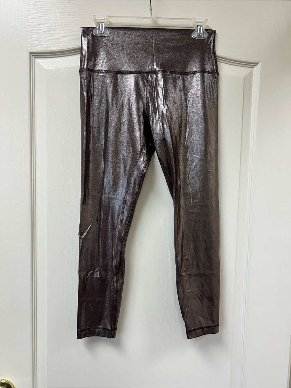 lululemon athletica Metallic Brown High-Rise Leggings